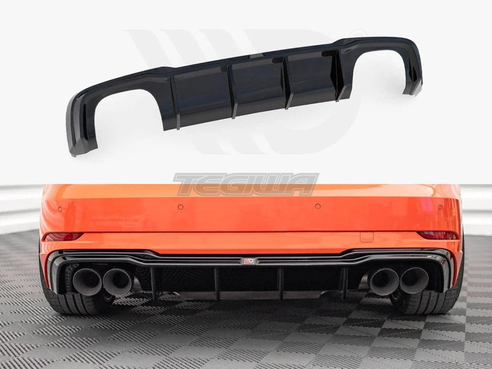 Maxton Design Rear Valance V.2 Audi RS3 8V Facelift 2017-