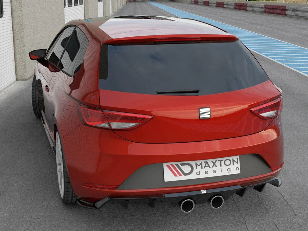 Maxton Design Rear Valance V.2 Seat Leon MK3 Cupra Facelift 2017-