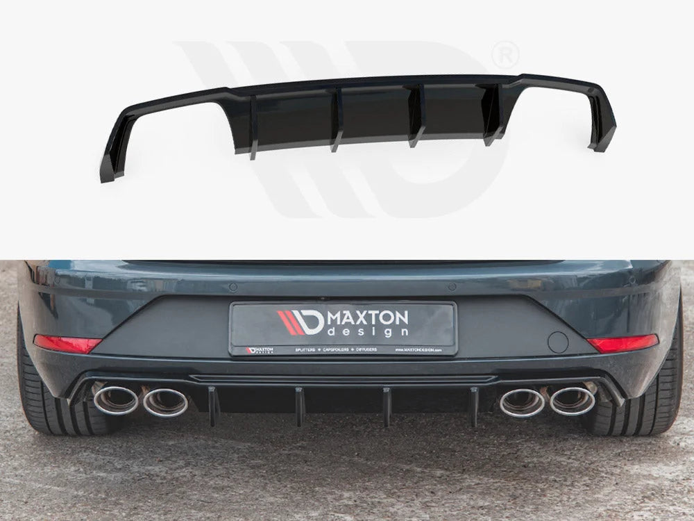 Maxton Design Rear Valance V3 Seat Leon MK3.5 Cupra Estate 17-19