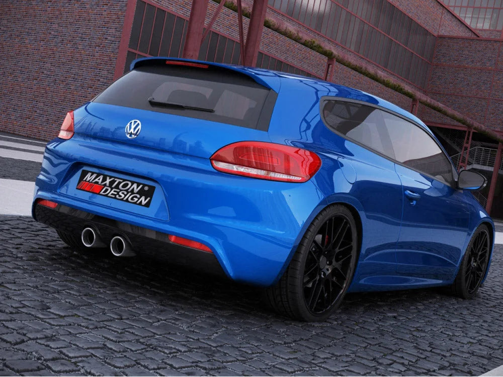 Maxton Design Rear Valance Volkswagen Scirocco III R With 2 Exhaust Holes