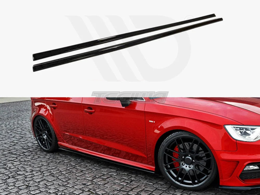 Maxton Design Side Skirts Diffusers Audi S3 A3 S-line 8V 8V FL Sportback 13-20