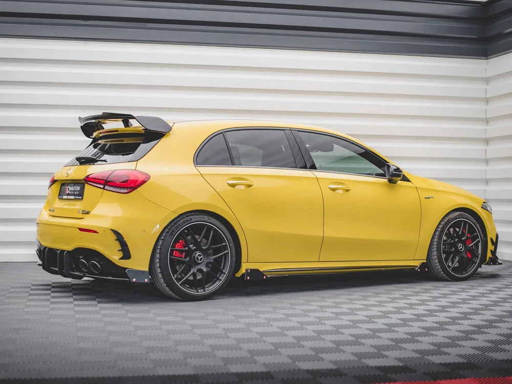 Maxton Design Side Skirts Diffusers +flaps V2 Mercedes AMG A45 S 2019-