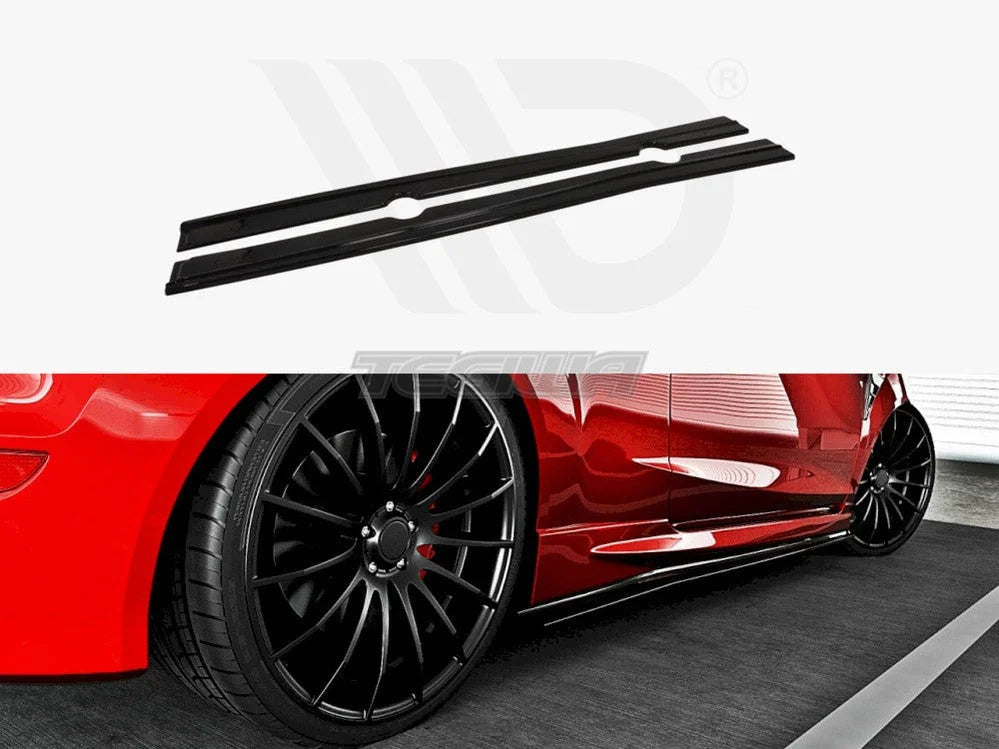 Maxton Design Side Skirts Diffusers Ford Fiesta MK7 Facelift ST Zetec S 01-17