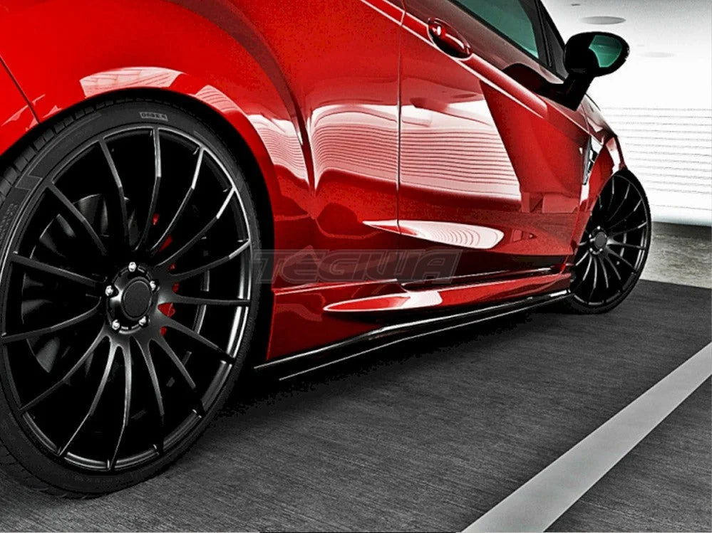 Maxton Design Side Skirts Diffusers Ford Fiesta MK7 Facelift ST Zetec S 01-17