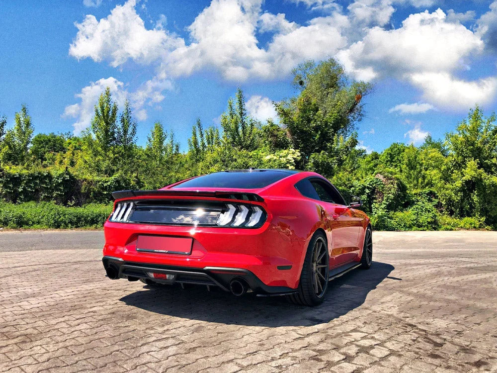 Maxton Design Side Skirts Diffusers Ford Mustang MK6 Facelift 2017-