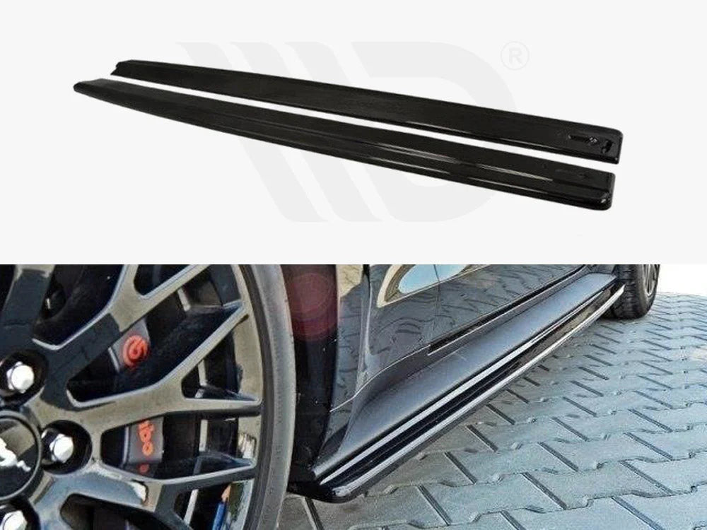 Maxton Design Side Skirts Diffusers Ford Mustang MK6 GT 14-17