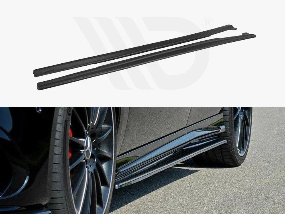Maxton Design Side Skirts Diffusers Mercedes CLA 45 AMG C117 Facelift 2017-UP