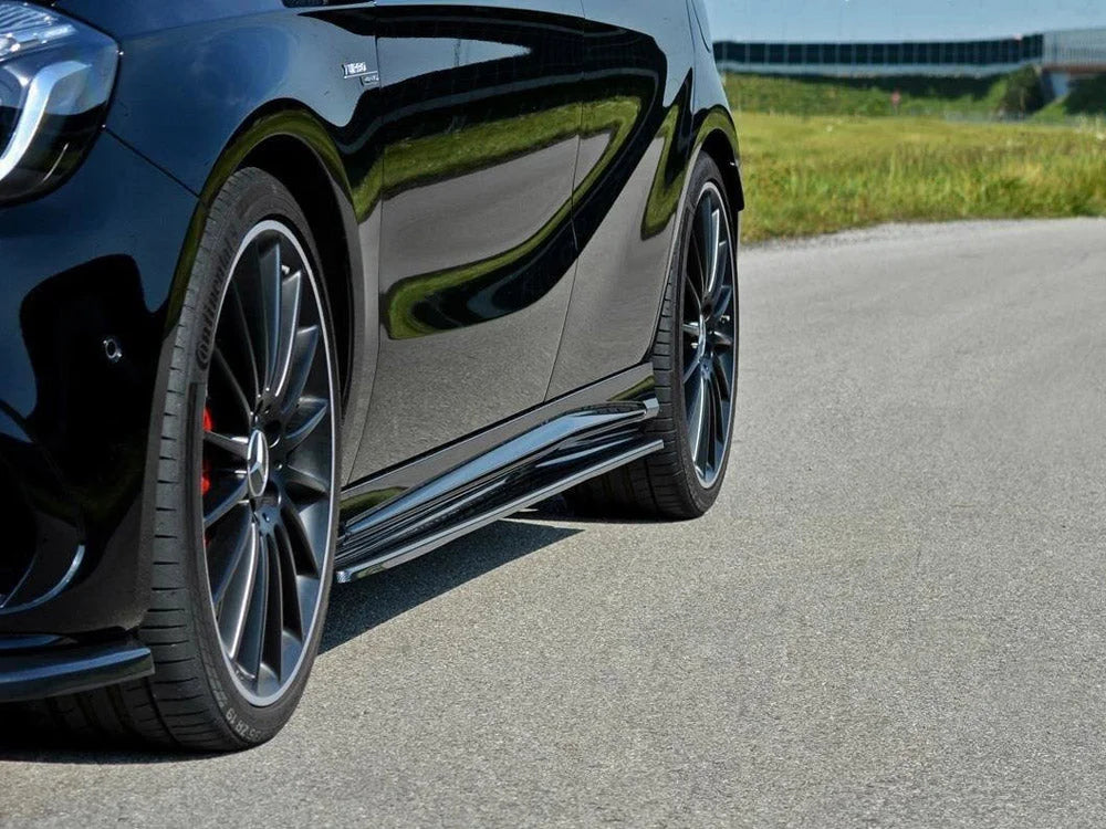 Maxton Design Side Skirts Diffusers Mercedes CLA 45 AMG C117 Facelift 2017-UP