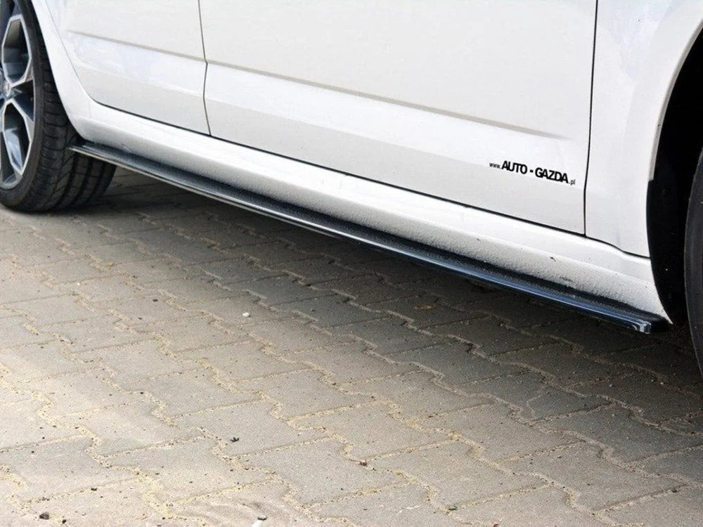 Maxton Design Side Skirts Diffusers Skoda Octavia VRS MK3.5 Hatchback estate
