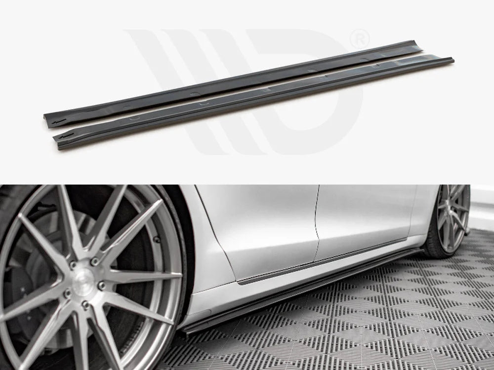 Maxton Design Side Skirts Diffusers Tesla Model S Facelift 2016-
