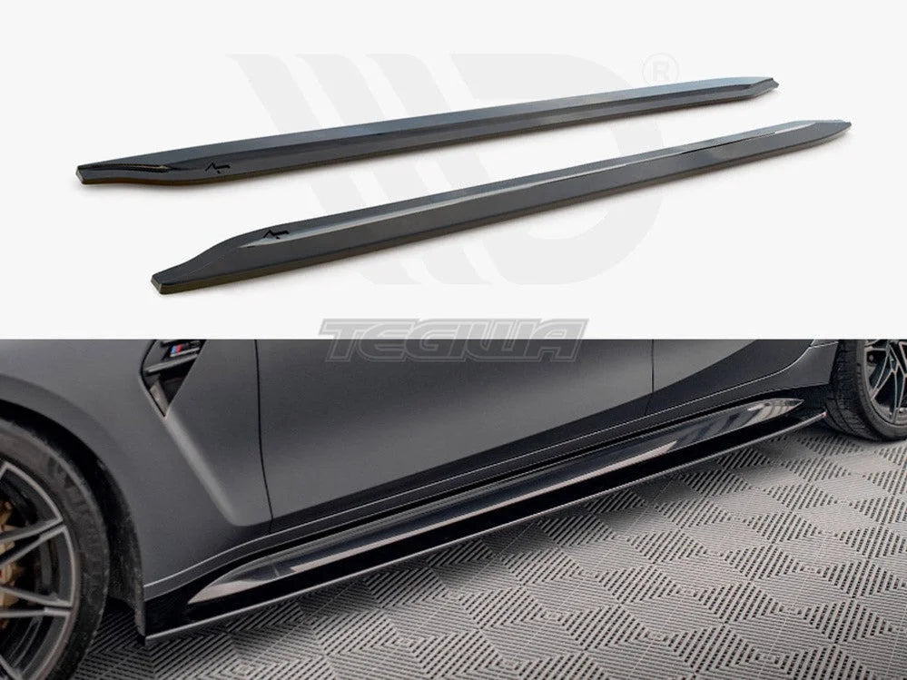 Maxton Design Side Skirts Diffusers V.1 BMW M3 G80 2021-