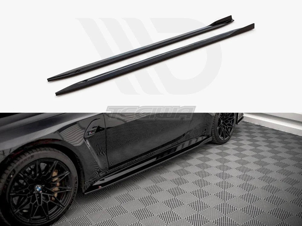 Maxton Design Side Skirts Diffusers V.1 BMW M4 G82 2021-