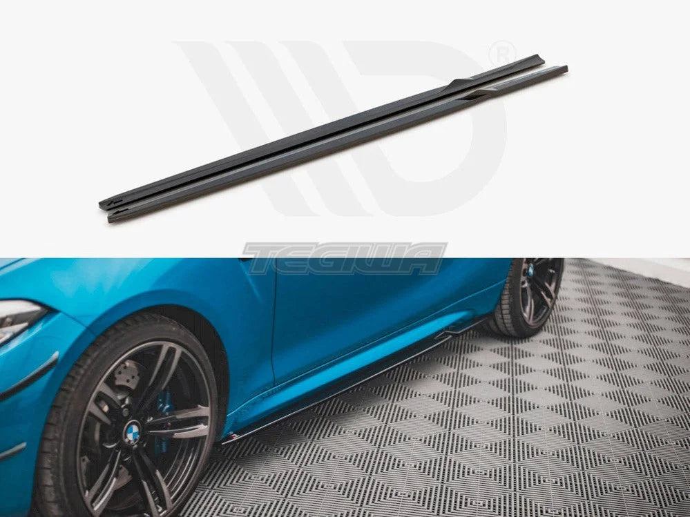 Maxton Design Side Skirts Diffusers V.2 BMW M2 F87 16-20