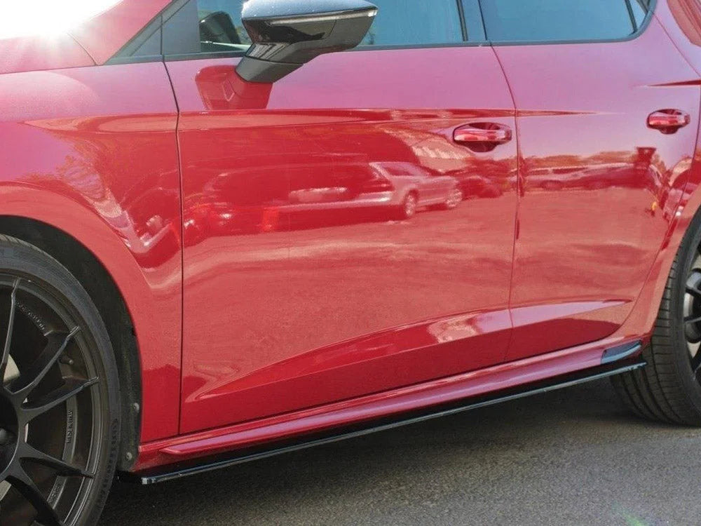 Maxton Design Side Skirts Diffusers V.2 Seat Leon MK 3.5 Cupra