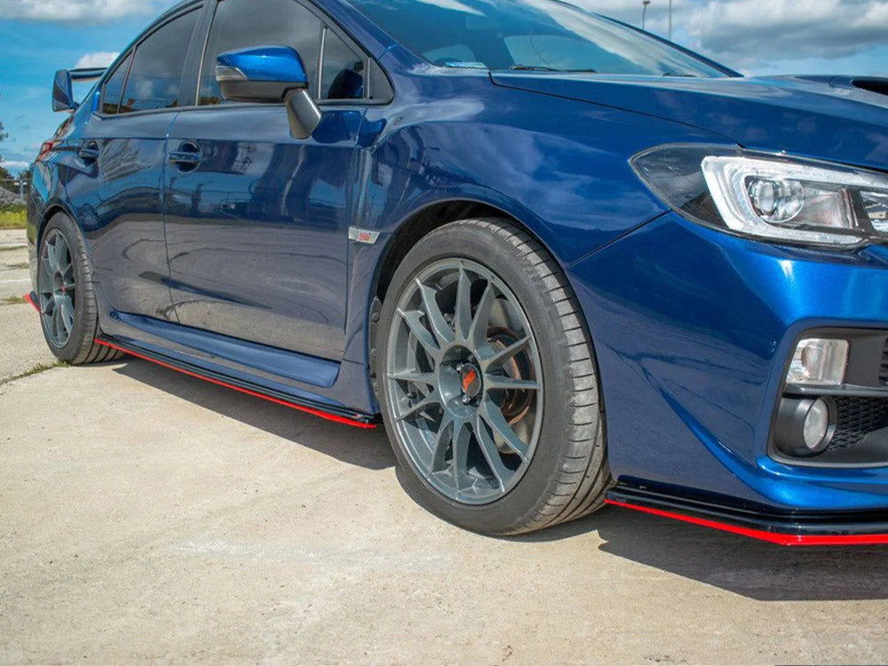 Maxton Design Side Skirts Diffusers V.2 Subaru WRX STI