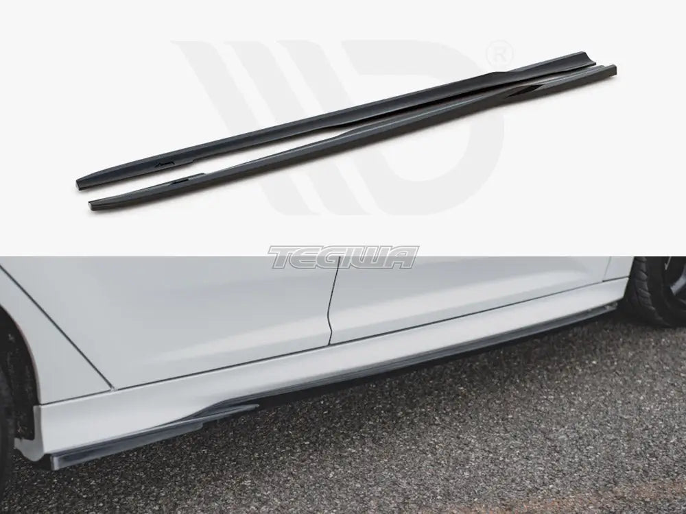Maxton Design Side Skirts Diffusers V2 Ford Focus ST & RS MK3 16-18