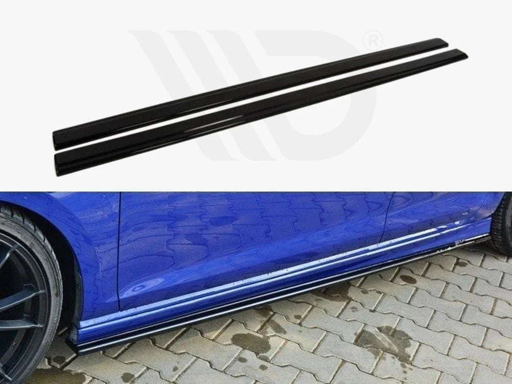 Maxton Design Side Skirts Diffusers Volkswagen Golf MK7 R Hatchback & Estate 13-16