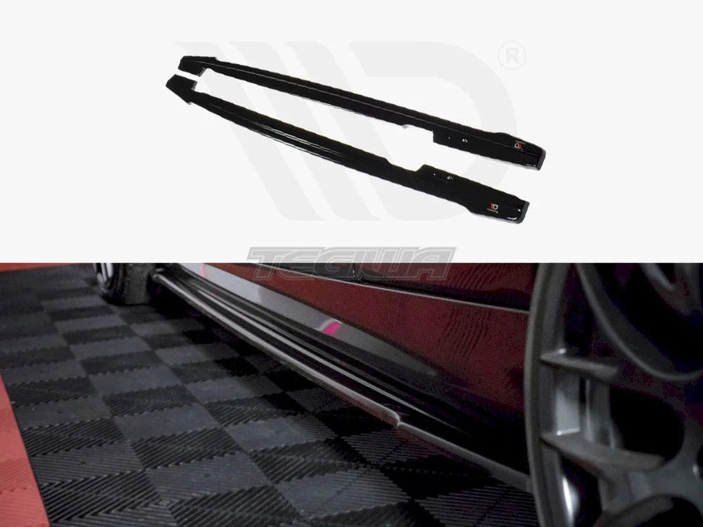 Maxton Design Side Skirts Splitters BMW 1-Series E81 E87 Facelift 09-11