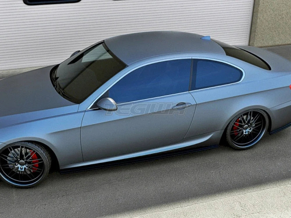 Maxton Design Side Skirts Splitters BMW 3-Series E92 M-sport 06-09