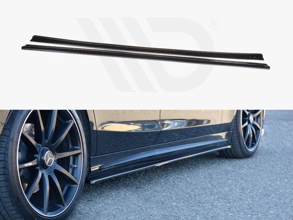 Maxton Design Side Skirts Splitters Mercedes-benz S-class Amg-line W222 13-17