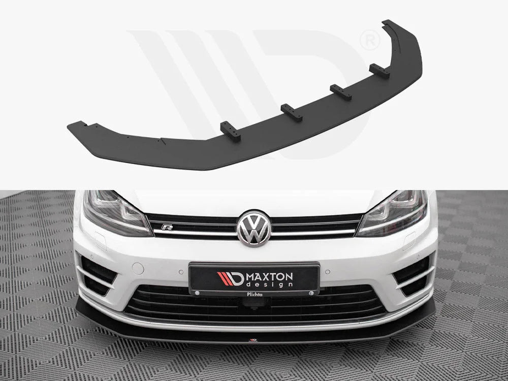 Maxton Design Street PRO Front Splitter V.2 Volkswagen Golf R MK7 13-16