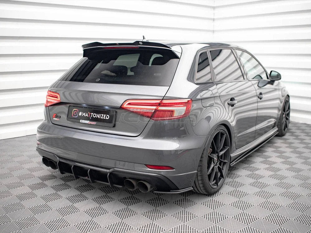 Maxton Design Street PRO Rear Side Splitters Audi S3 Sportback 8V Facelift