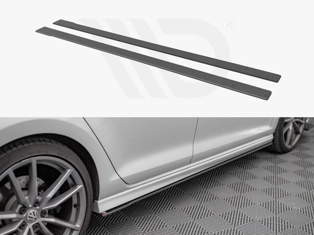 Maxton Design Street PRO Side Skirts Diffusers Volkswagen Golf R MK7 13-16
