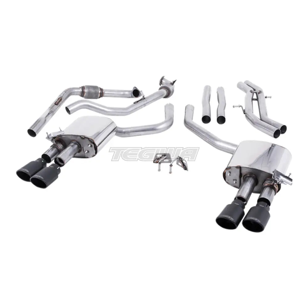 Milltek Audi S4 3.0 Turbo V6 B9 - Saloon/Sedan & Avant (Sport Diff Models Only & Without Brace Bars) 2016-2023 Cat-back Exhaust