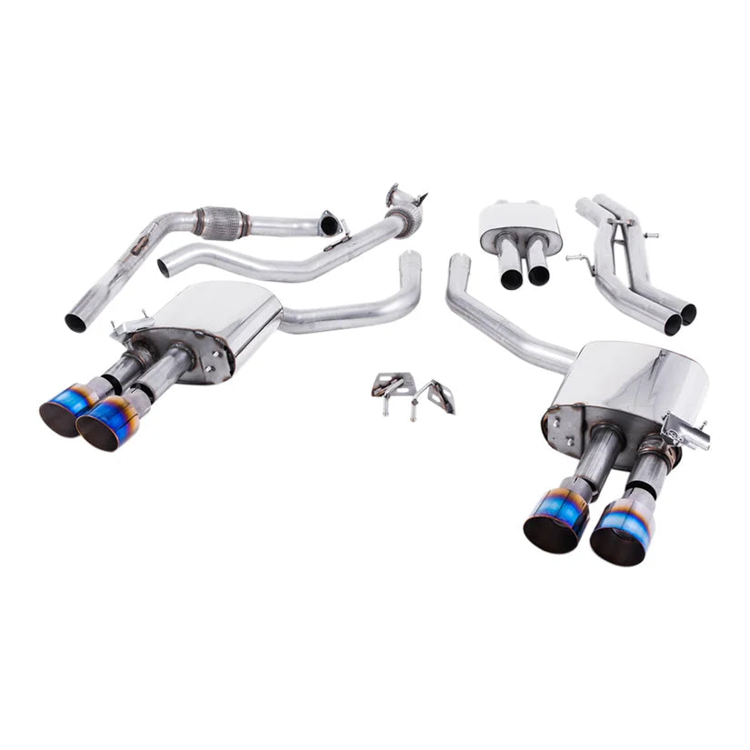 Milltek Audi S5 3.0 V6 Turbo Sportback B9 (Sport Diff Models Only & without Brace Bars) 2017-2023 Cat-back Exhaust