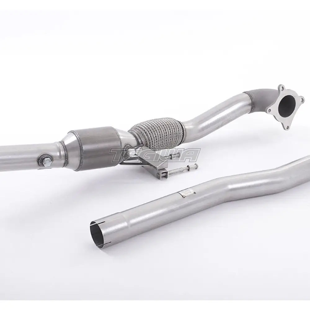 Milltek Audi TT Mk2 TTS quattro 2008-2014 Large Bore Downpipe and Hi-Flow Sports Cat Exhaust