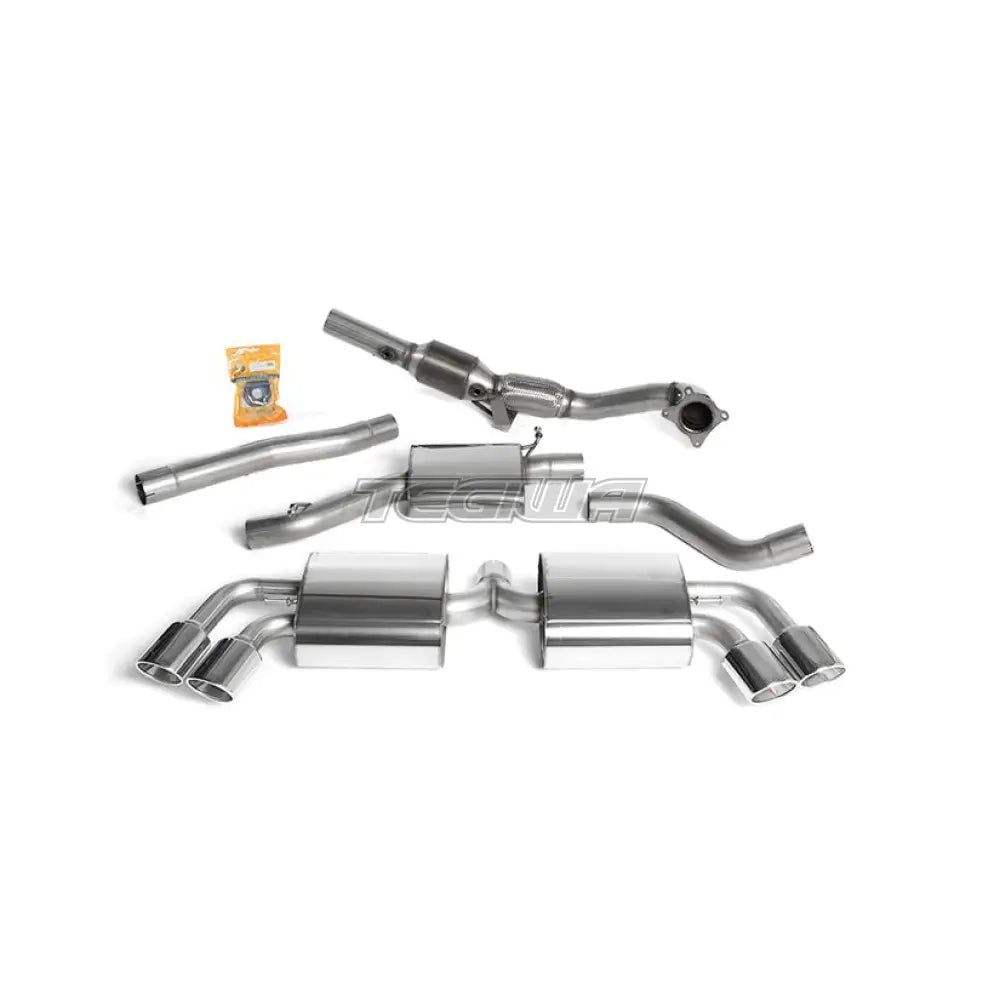Milltek Audi TT Mk2 TTS quattro 2008-2014 Turbo-back including Hi-Flow Sports Cat Exhaust