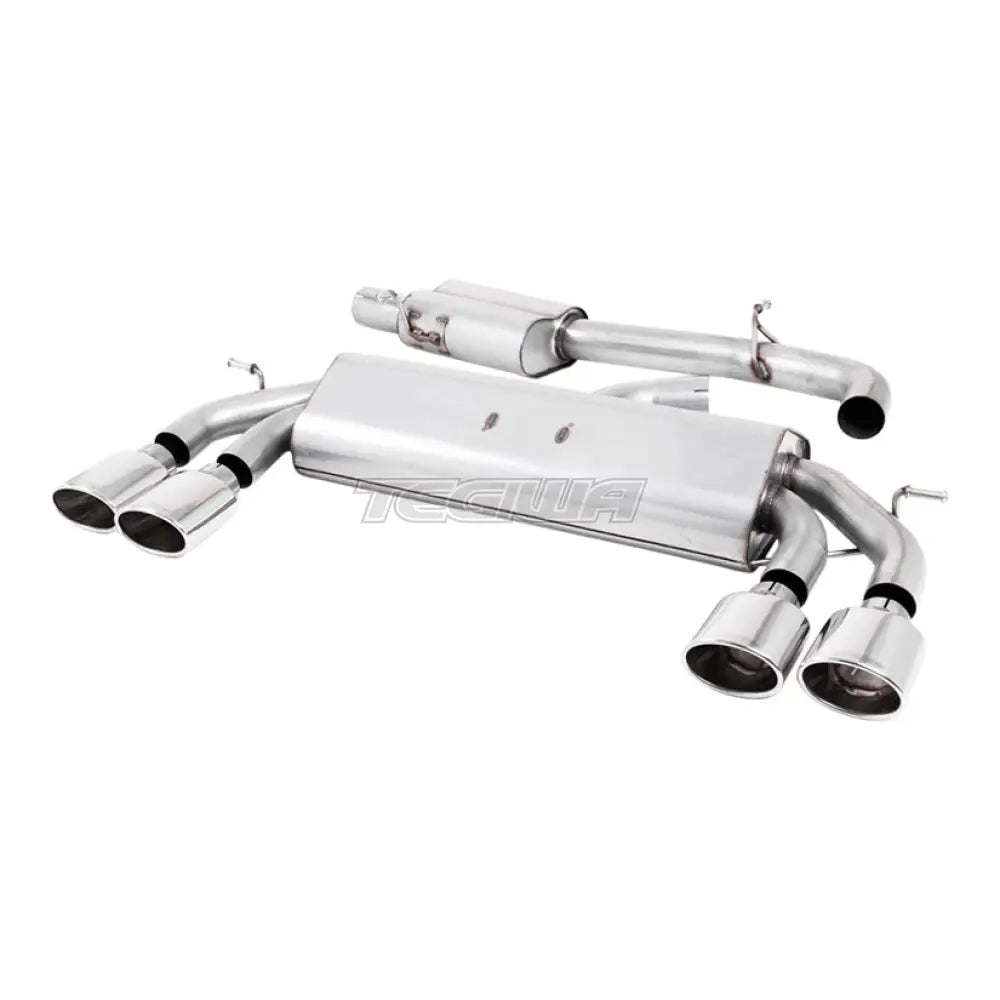 Milltek Volkswagen Golf Mk7.5 R 2.0 TSI 310PS (Non-GPF Equipped Models Only) - 76mm & EC Approved Systems 2017-2021 Cat-back Exhaust