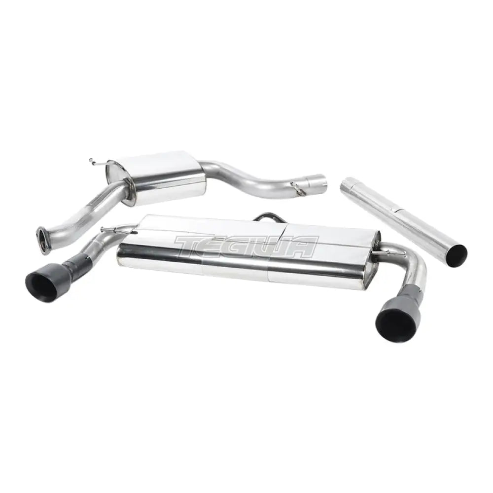Milltek Volkswagen Golf MK7 GTi (including GTi Performance Pack Clubsport & Clubsport S models) 2013-2016 Cat-back Exhaust - Black Tips - SSXVW226