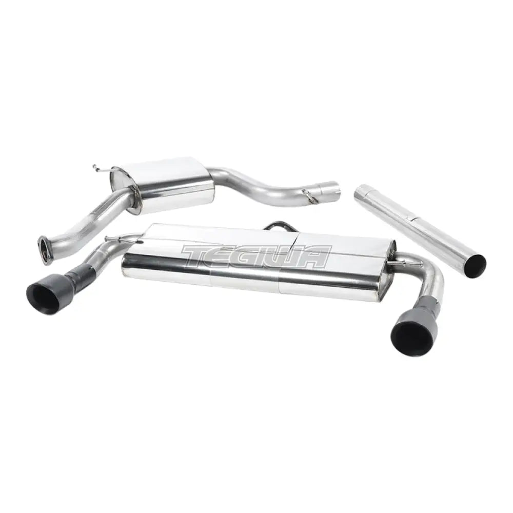 Milltek Volkswagen Golf MK7 GTi (including GTi Performance Pack Clubsport & Clubsport S models) 2013-2016 Cat-back Exhaust - Black Tips - SSXVW226
