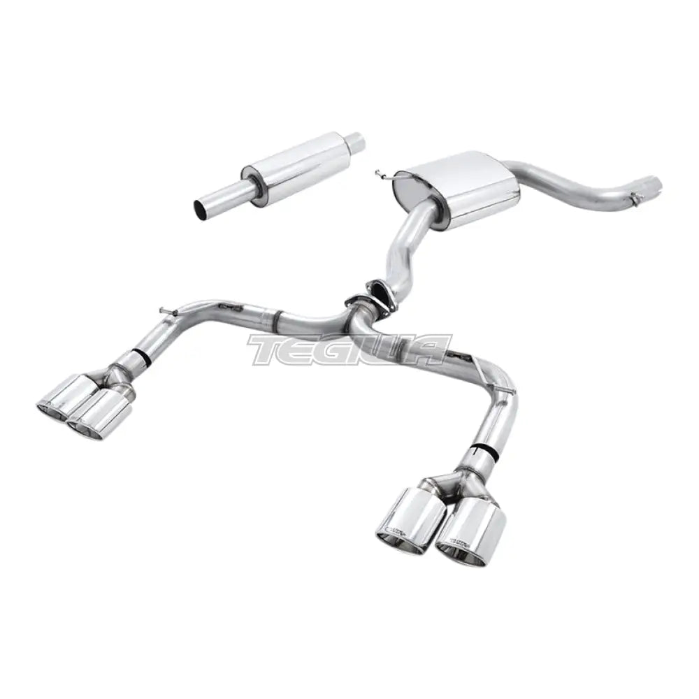 Milltek Volkswagen Golf MK7 GTi (including GTi Performance Pack Clubsport & Clubsport S models) 2013-2016 Cat-back Exhaust - Non-Resonated Golf R MK7 Style Polished Oval Tips