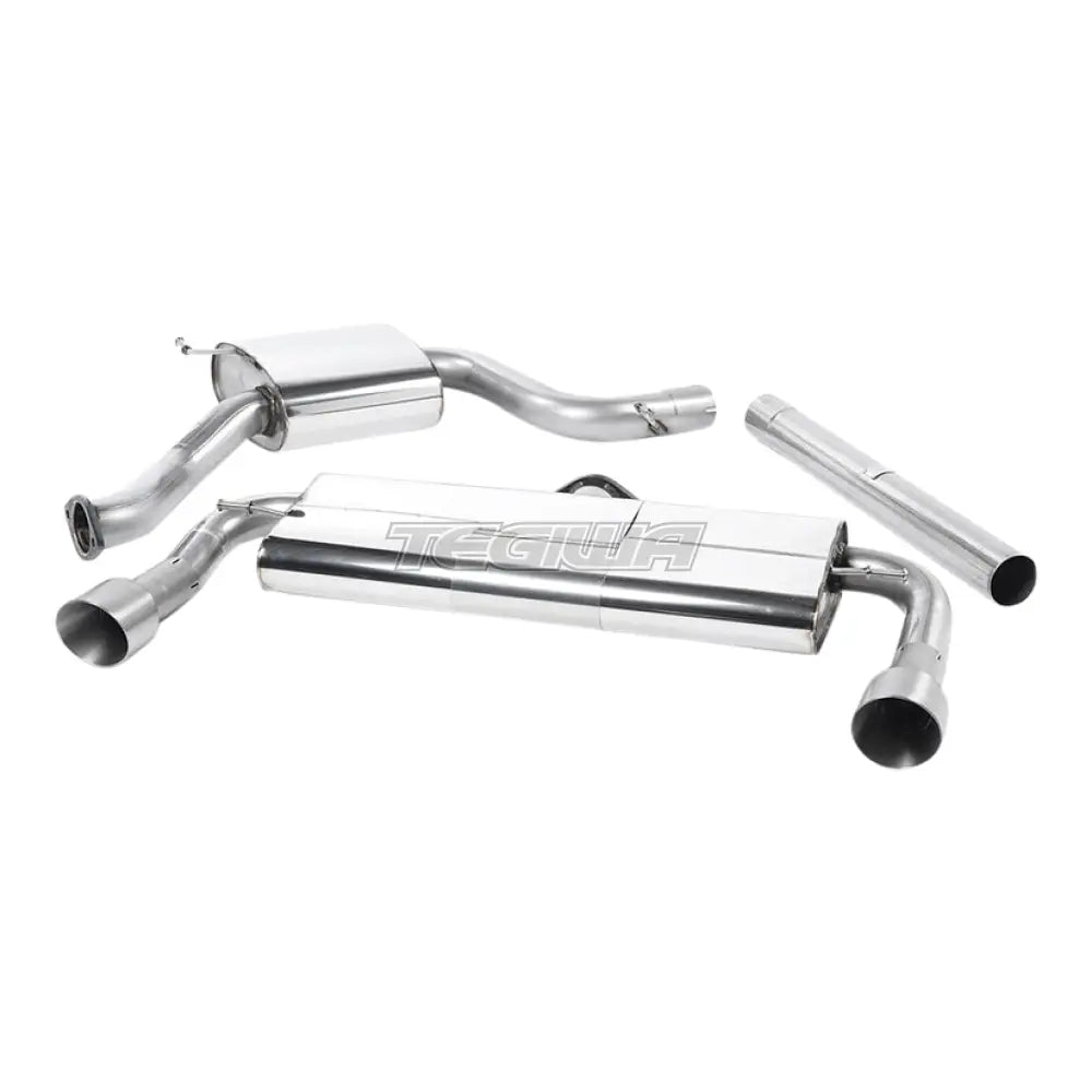 Milltek Volkswagen Golf MK7 GTi (including GTi Performance Pack Clubsport & Clubsport S models) 2013-2016 Cat-back Exhaust - Titanium Tips - SSXVW227