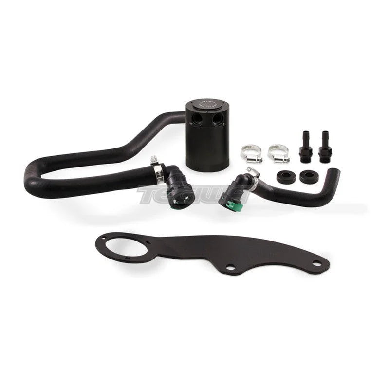 Mishimoto Baffled Oil Catch Can Kit PCV Side Ford Mustang GT 11-14