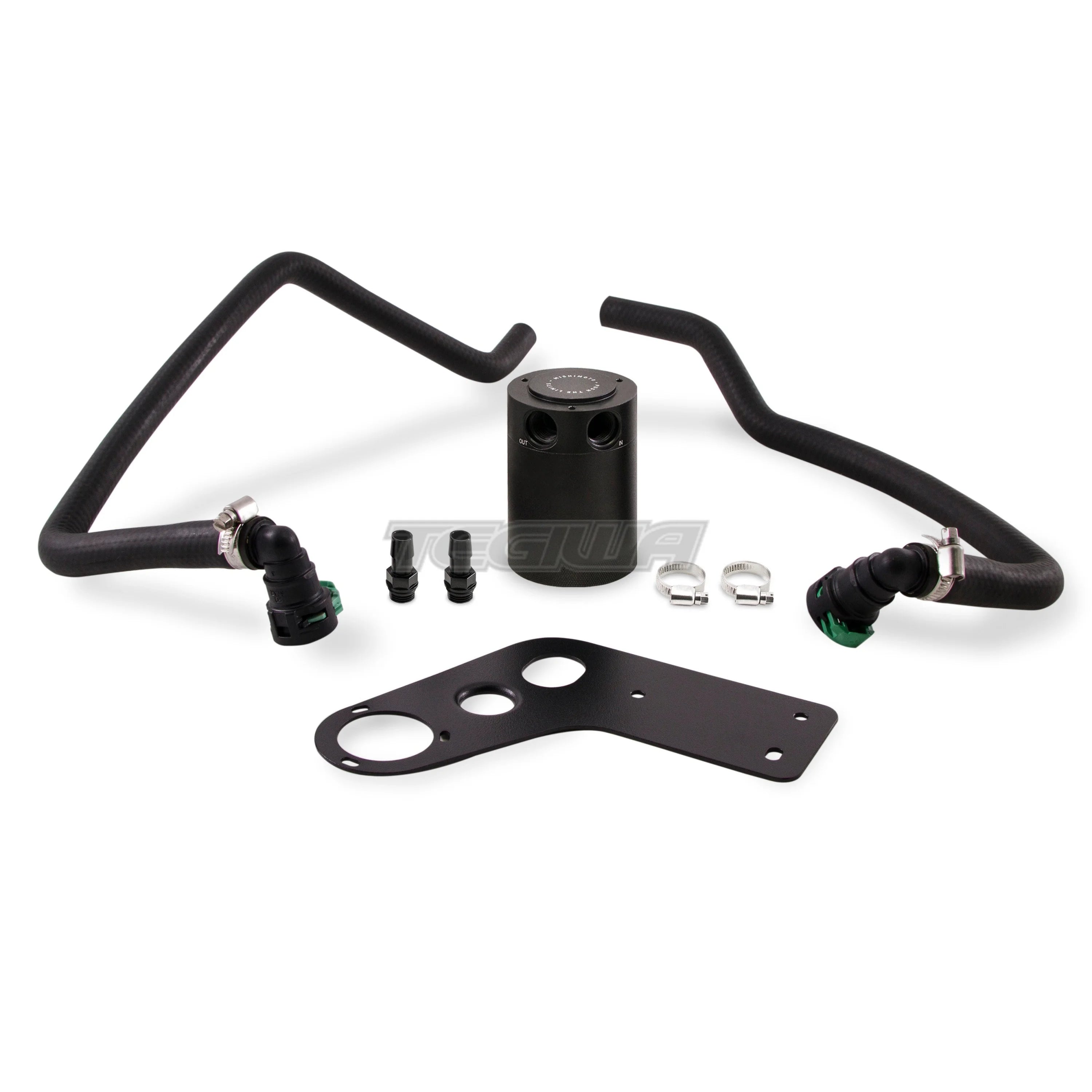 Mishimoto Baffled Oil Catch Can PCV Side Ford Mustang GT 15-17