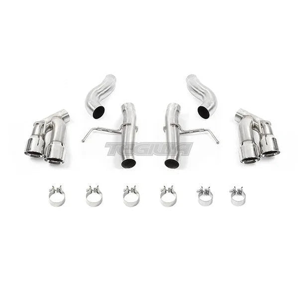 Mishimoto Quad Tip Race Axleback Exhaust System Chevrolet Camaro 2.0T 16+