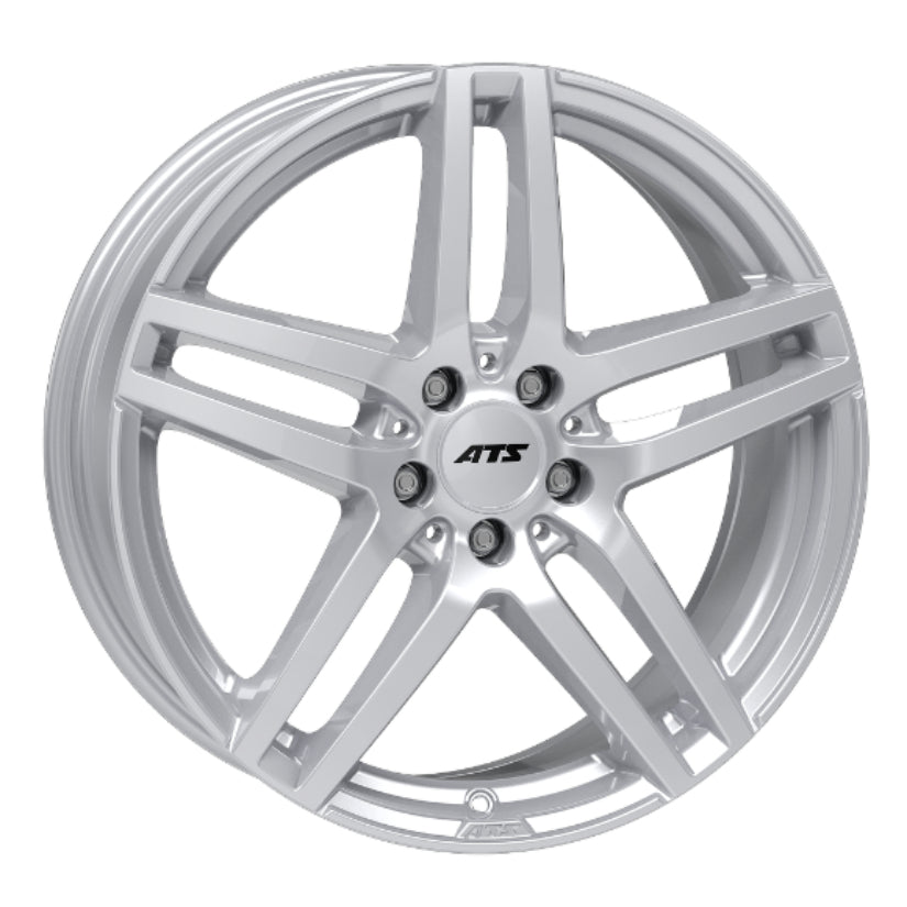 ATS Mizar Alloy Wheel 17x6.5 ET44 5x112 Polar Sillver 66.5mm CB