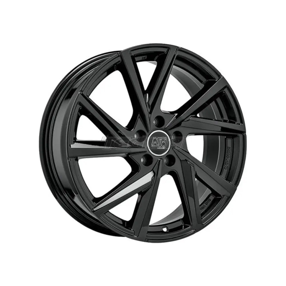 MSW All Season 80-5 Alloy Wheel 18x8 ET40 5x112 Gloss Black 57.1mm CB Alloy Wheels