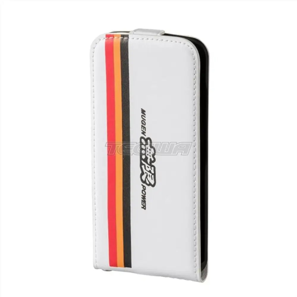 Mugen Power Leather iphone 6 Plus Cover - B - White - Lanyards Keyrings & Gifts