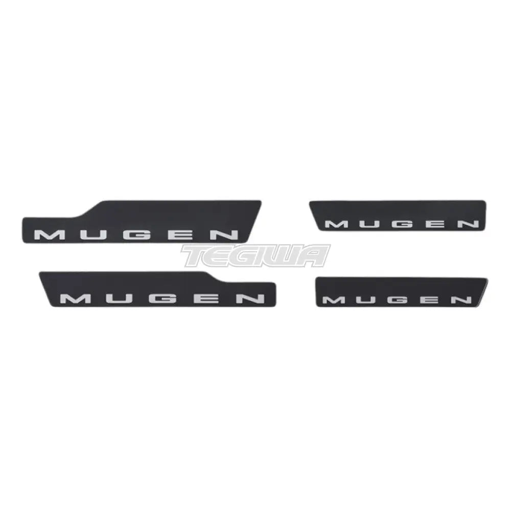 Mugen Scuff Plates Honda Super-ONE / Super-N JG6 26+ - Matte Dark Gunmetal and Matte Silver - Misc Parts and Trim