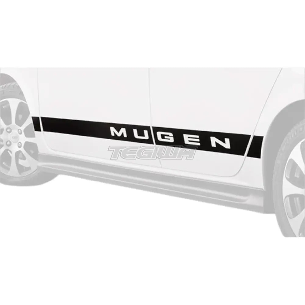 Mugen Side Decal Sticker Matte Black Honda N-One E: JG5-6 25+ - Decals & Stickers