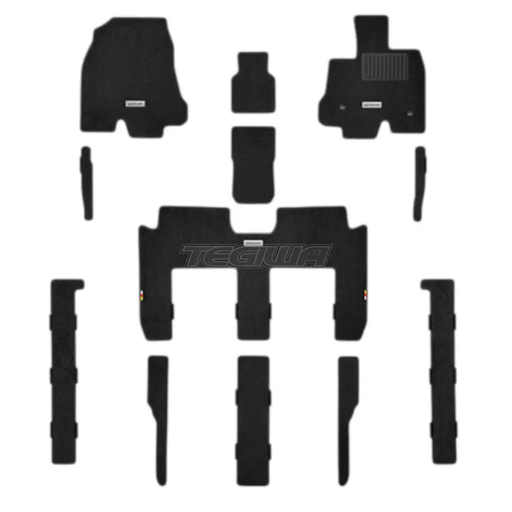 Mugen Sports Floor Matt Set Honda Odyssey RC1-4 16-25 - Black - Mats