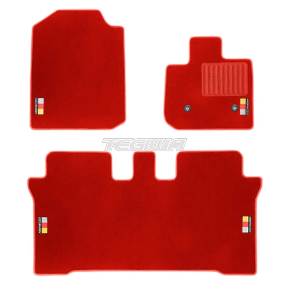 Mugen Sports Mat Set Honda N-One JG3-4 20+ CVT - Red - Mats