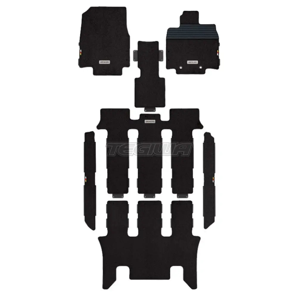 Mugen Sports Mat Set Honda Stepwgn RP1-5 15-22 For Hybrid - Black - Mats