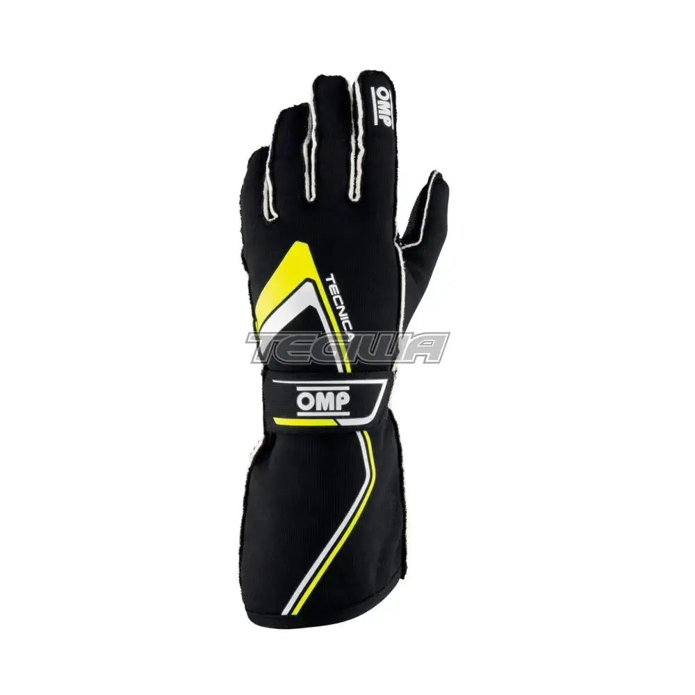 OMP Tecnica Gloves my2021 - CLEARANCE Black / Fluo Yellow / M Gloves