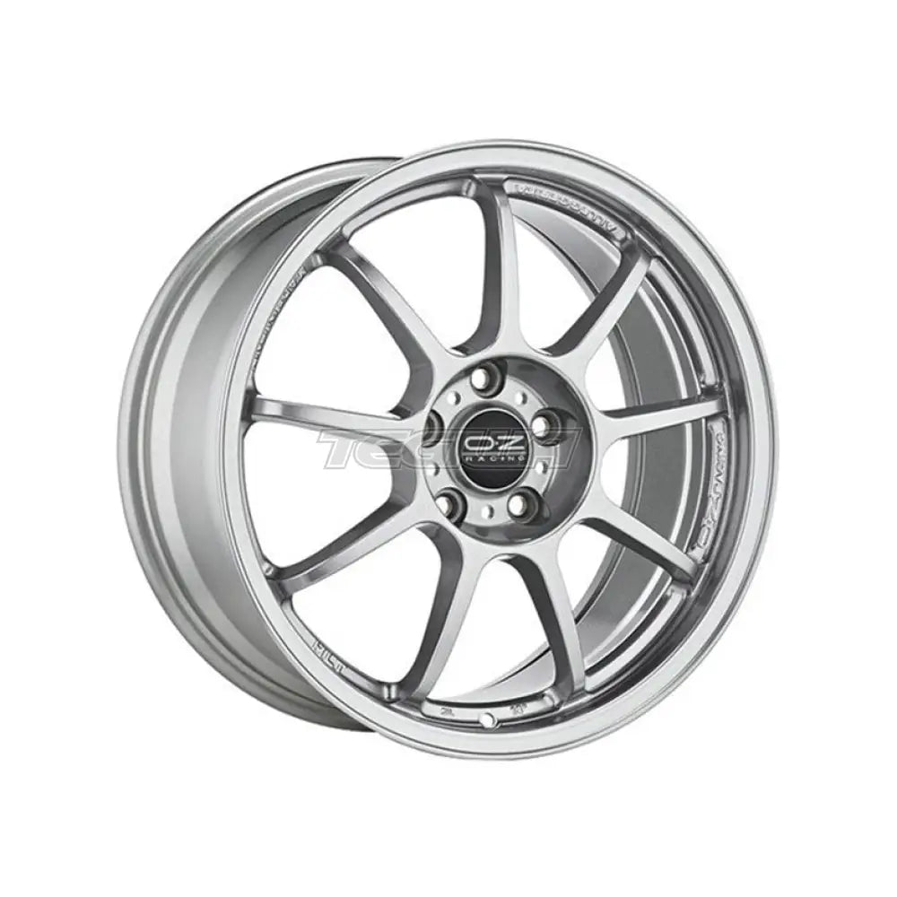 OZ I-Tech Alleggerita HLT 5F Alloy Wheel 17x8 ET35 5x100 Star Silver 68mm CB Alloy Wheels