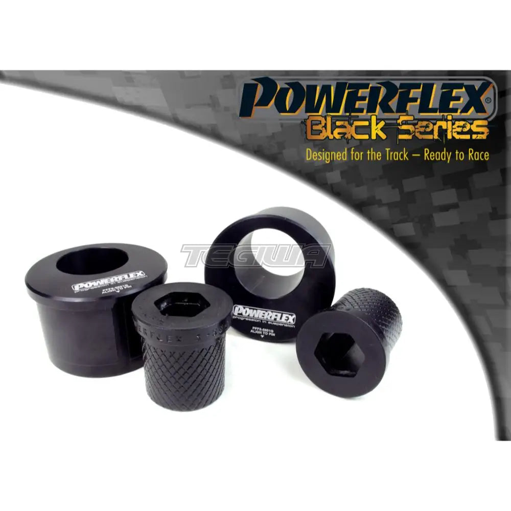 Powerflex Black Series Front Wishbone Rear Bush Caster Offset Bmw 3 E46 Compact 99-06 -